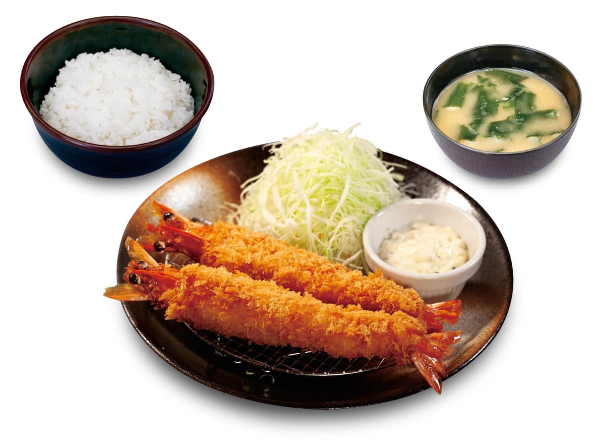 ボリューム満点「有頭大海老フライ」　とんかつ「松のや」で2度目の復活