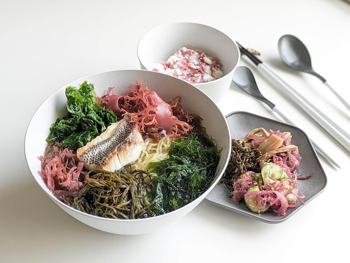 希少種の海藻を使っている