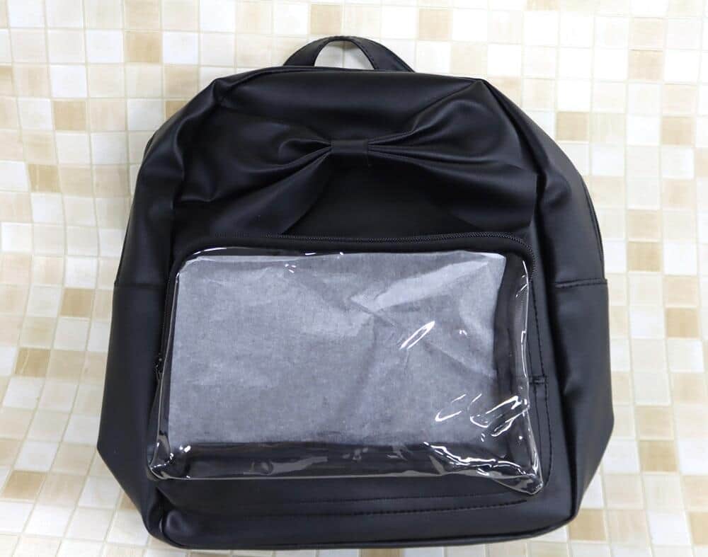 推しバッグ、リボン付リュック