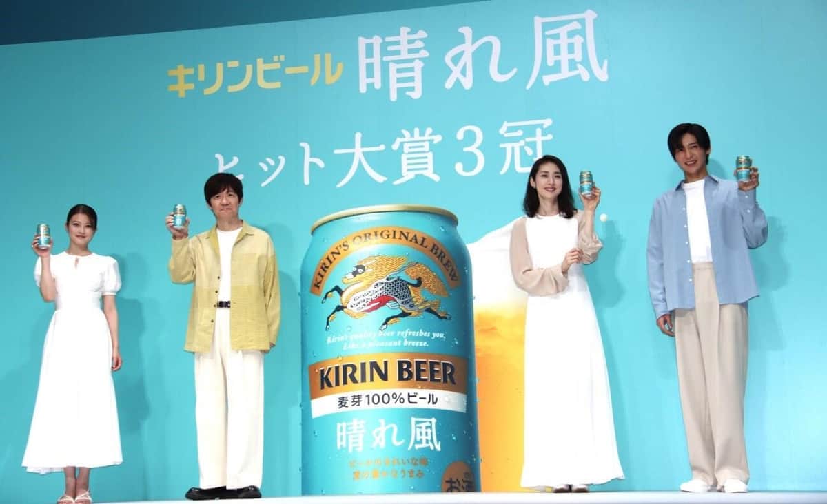 Snow Man目黒蓮を慌てさせた内村光良 キリンビール「晴れ風」ポスター