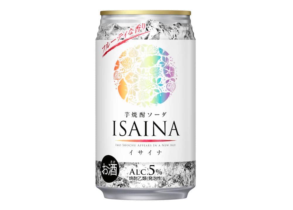 宝焼酎、「全量芋焼酎『ISAINA』」のソーダ割りを缶で発売