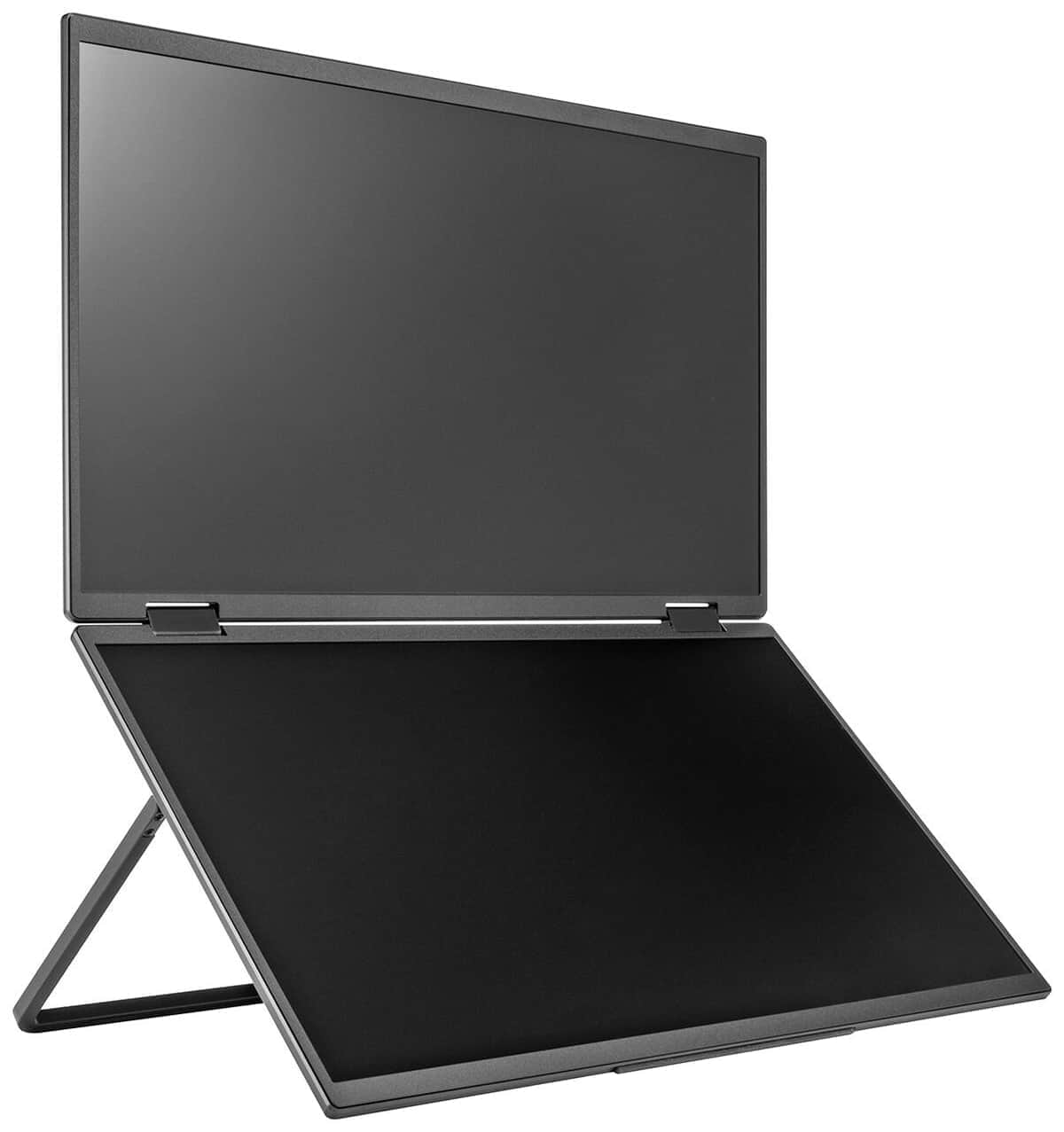 15.6型×2画面構成のモバイルディスプレイ 　プリンストンから