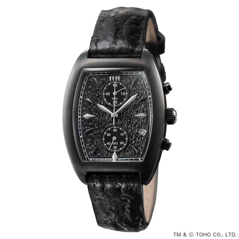 「ゴジラ」70周年記念　ゴジラの皮膚や各種モチーフをあしらった公式ウオッチ