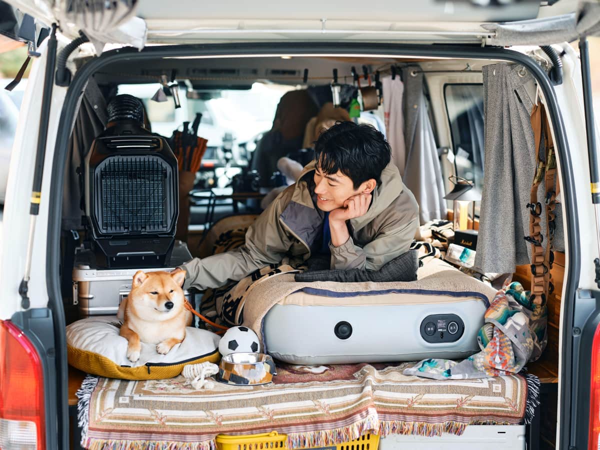 車中泊も快適に