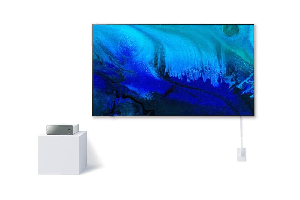 モニターとチューナー無線接続　壁かけ可能なパナソニック4K有機ELテレビ