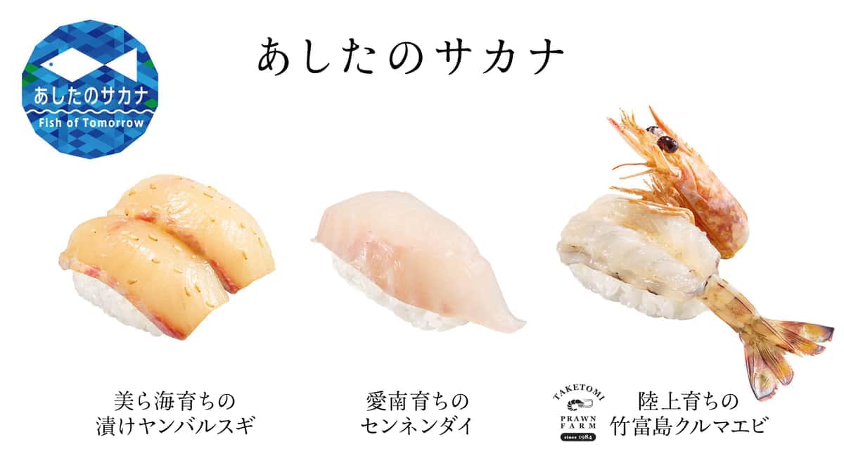 「スシロー未来型万博店」すし３種追加　全て養殖、天然では出会えない「珍魚」も