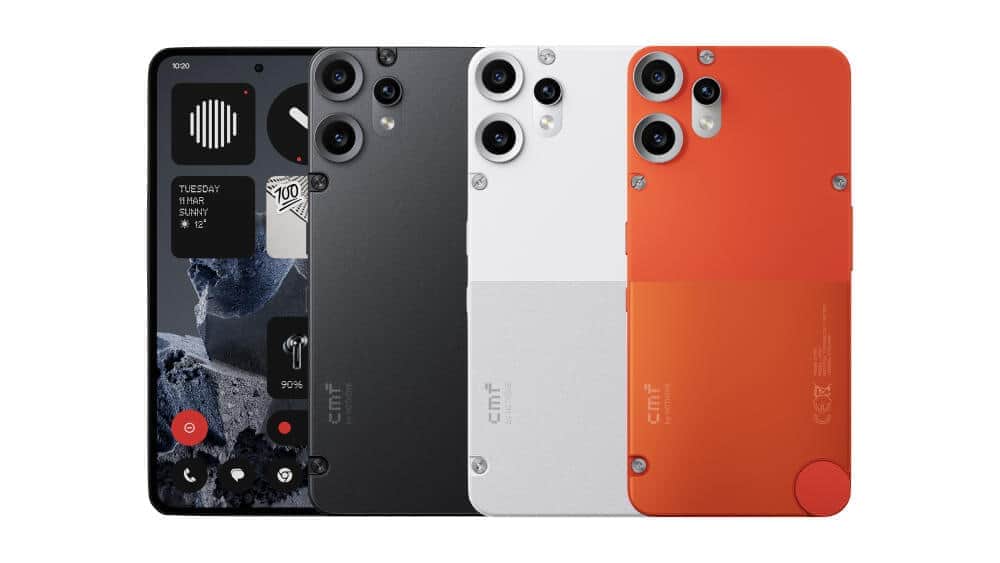 英Nothingのスマホ「CMF Phone 2 Pro」　個性的なデザインのボディ