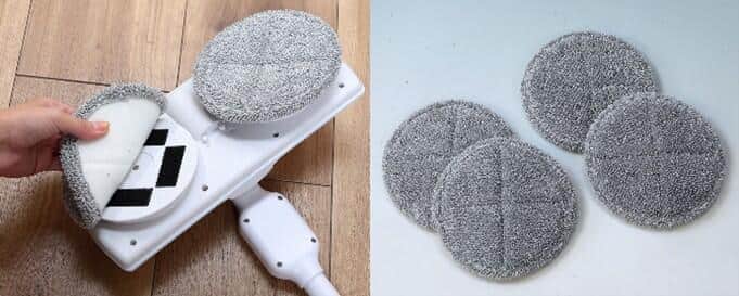 モップが回転、楽に拭き掃除　ヤマダオリジナル「コードレス回転モップクリーナー」