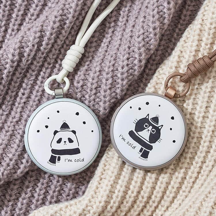 温まると動物のイラストが変わる「使い捨てないカイロ」