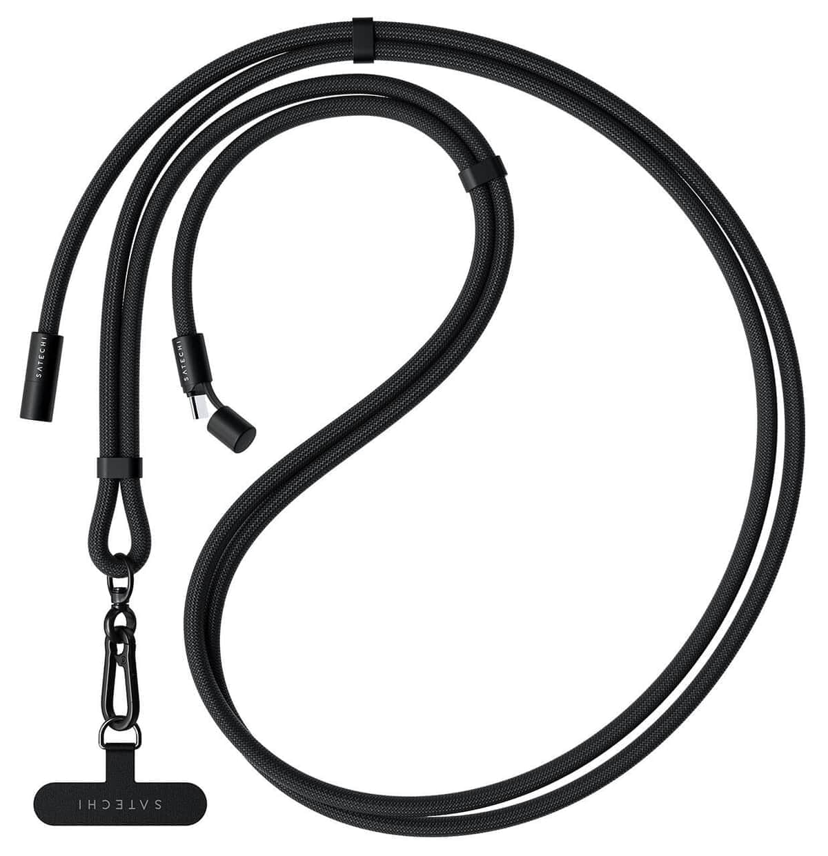 ストラップとケーブルの2役をこなす