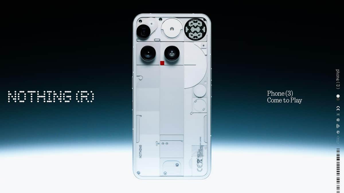 英Nothingの新型スマホ　幾何学的なデザインをさらに進化