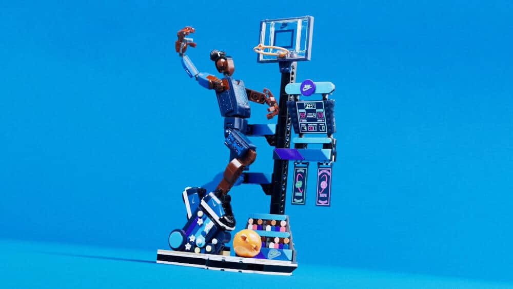 いずれもバスケットボールのワンシーンを楽しく組み立てられる