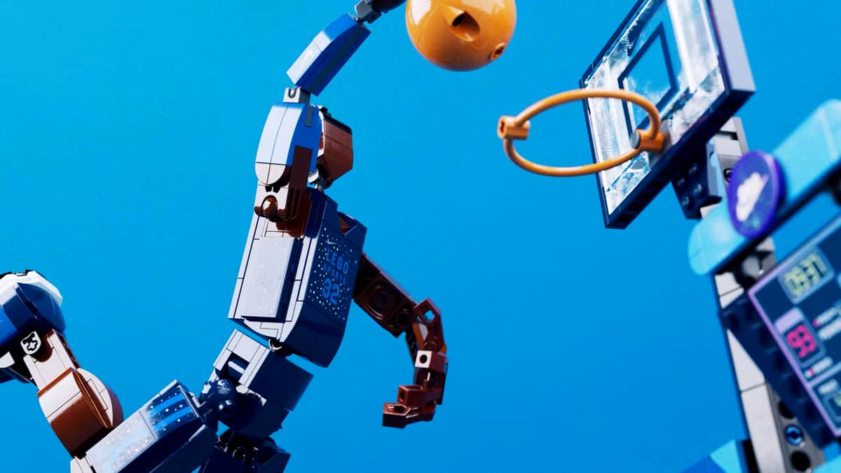 いずれもバスケットボールのワンシーンを楽しく組み立てられる