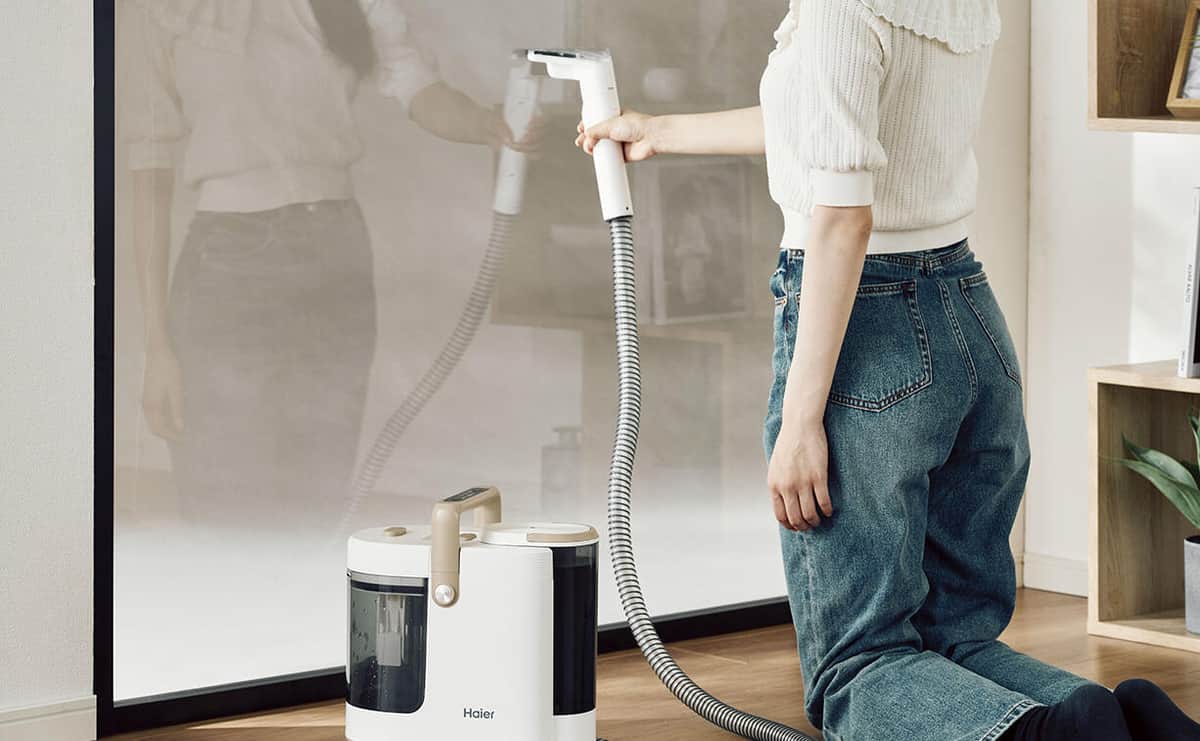 洗濯機に入らない、でも汚れが気になる布製品を手軽に洗浄
