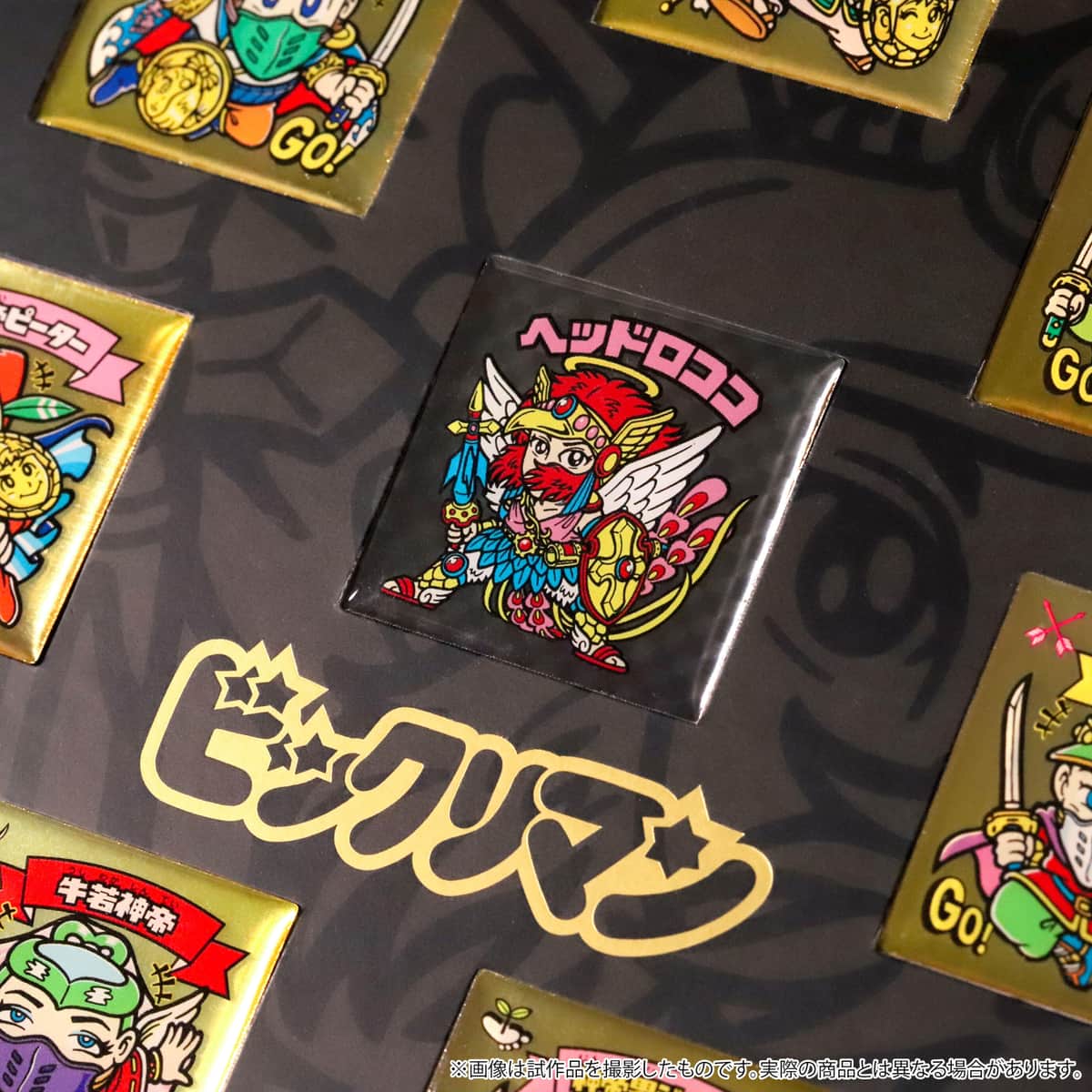 ヘッドロココと7人の神帝たちが豪華なピンズに
