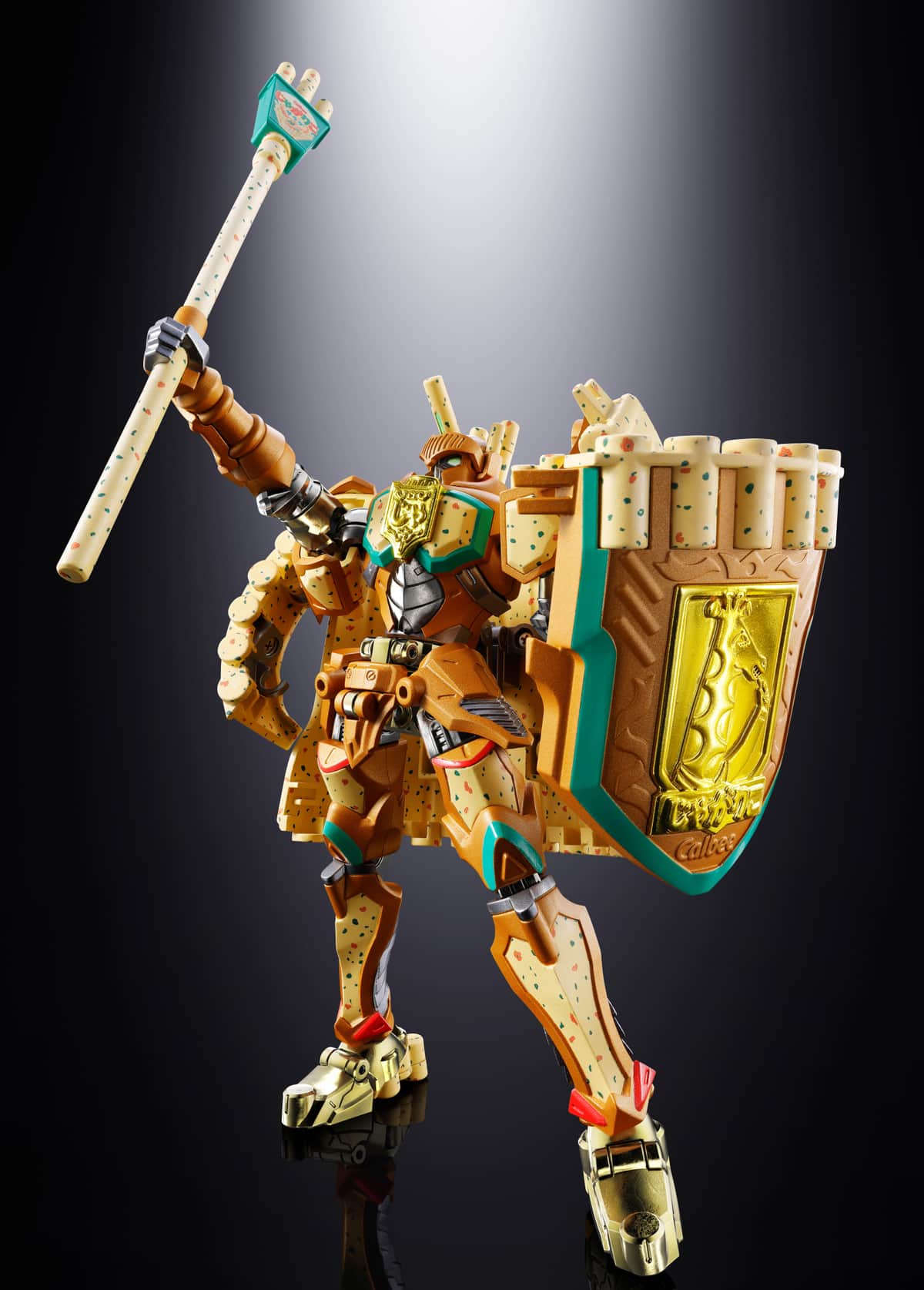 じゃがりこから絢爛な出で立ちの騎士王へ華麗に変形
