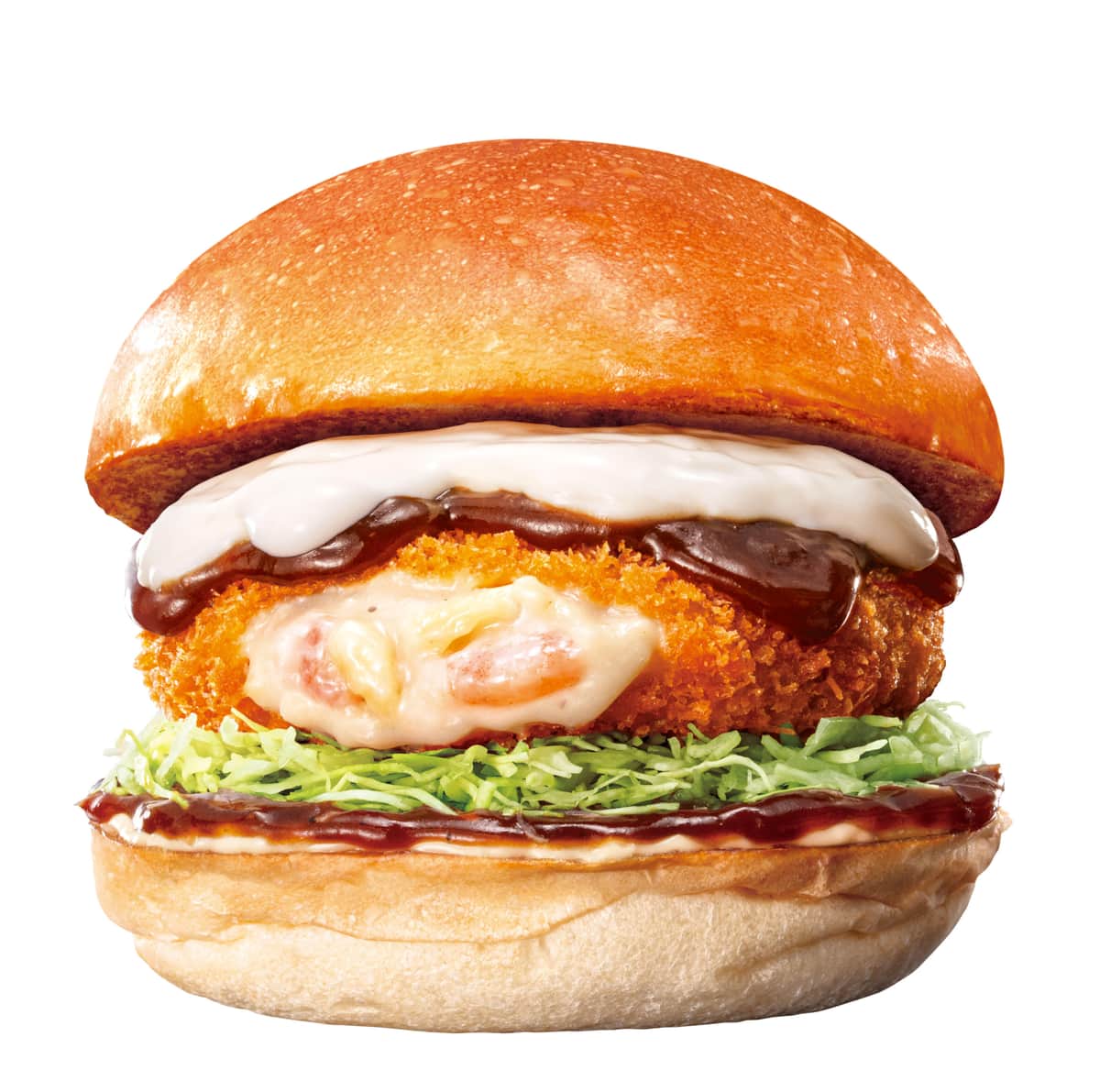 肌寒い季節に合う「えびグラバーガー」、どちらを選ぶ？
