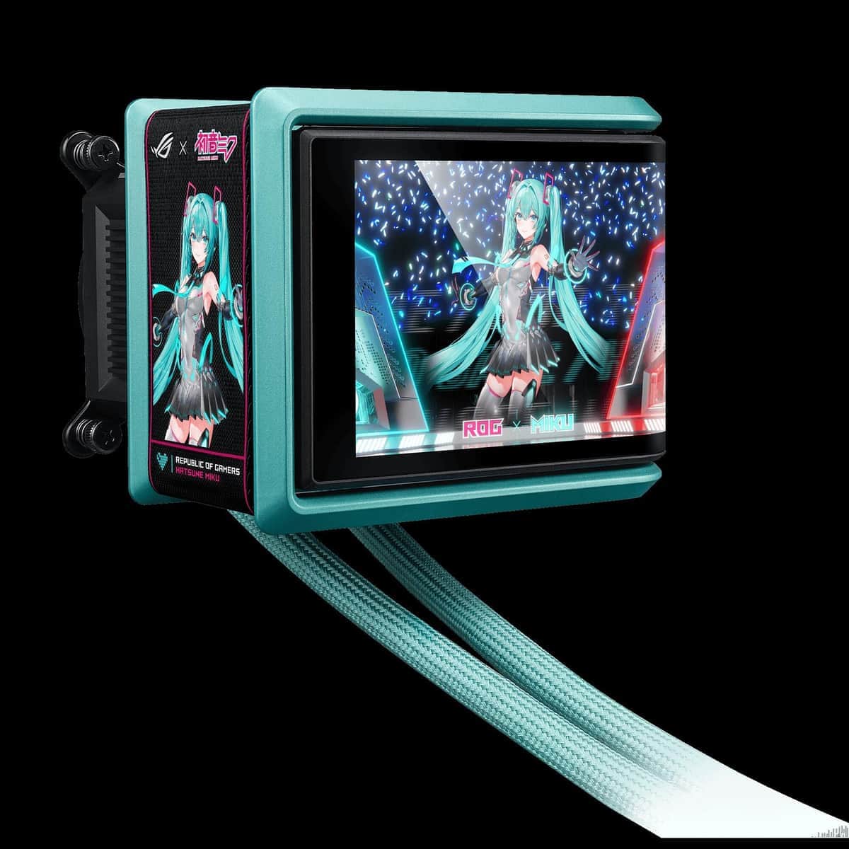 コンプリートすればケースからマザーボードまで「初音ミク」仕様に
