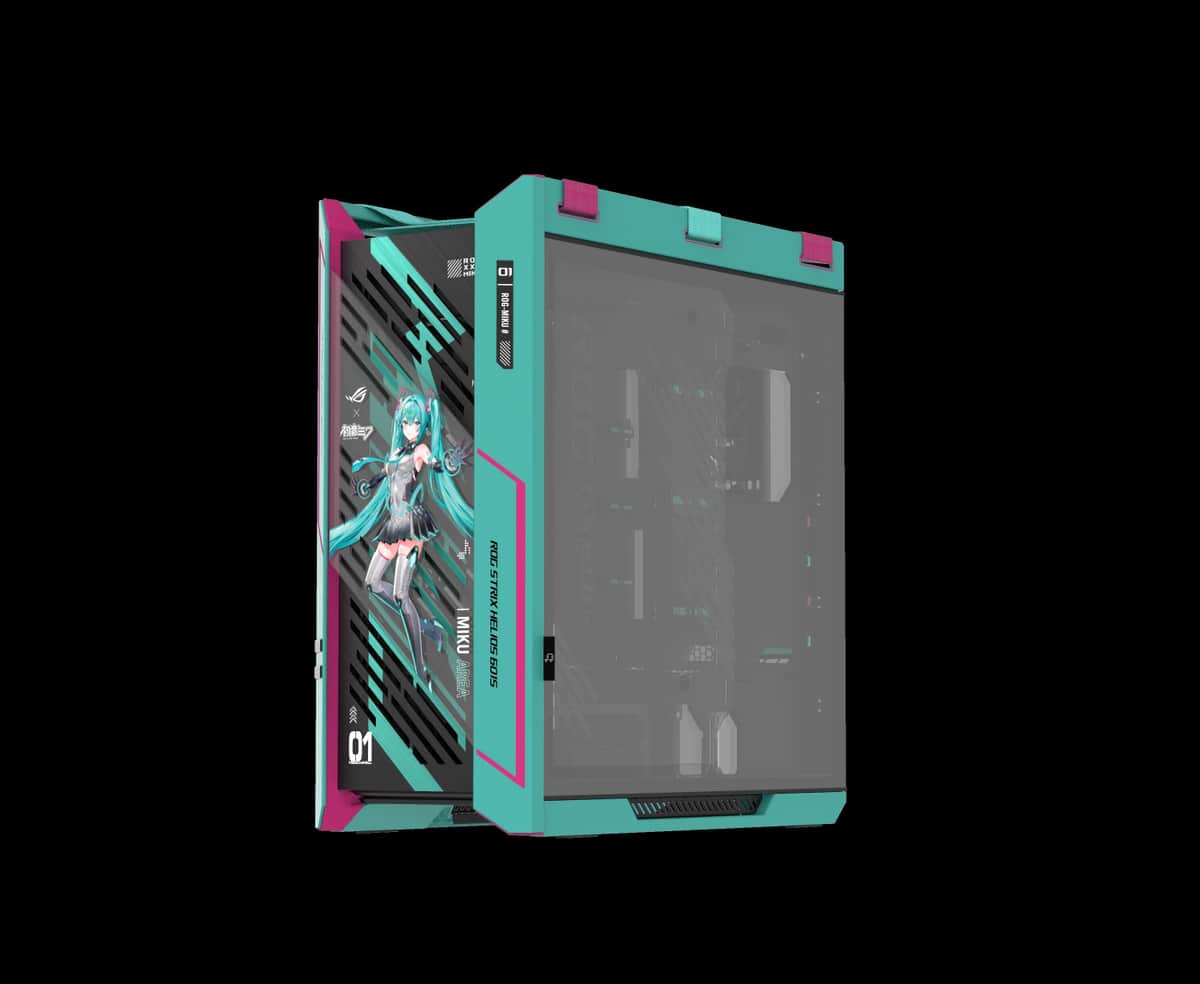 コンプリートすればケースからマザーボードまで「初音ミク」仕様に
