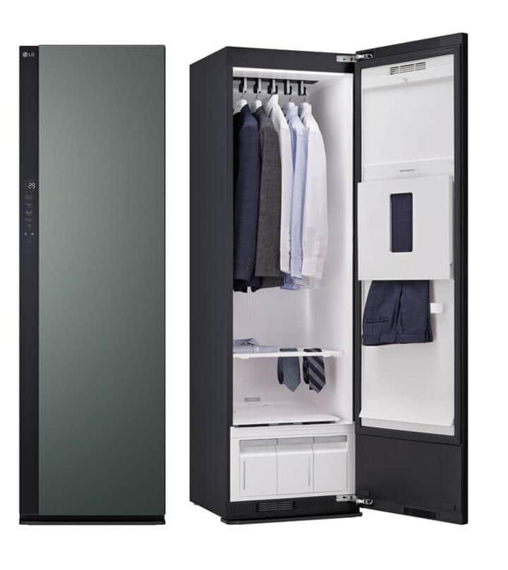 ハンガー5着とズボン1着対応の衣類ケア家電　洗いにくい衣類や小物を簡単リフレッシュ