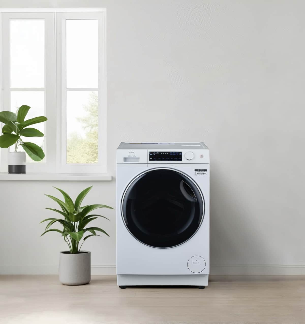 ヤマダのドラム式洗濯乾燥機「RORO」に大容量12kg　ヒートポンプ乾燥方式モデル