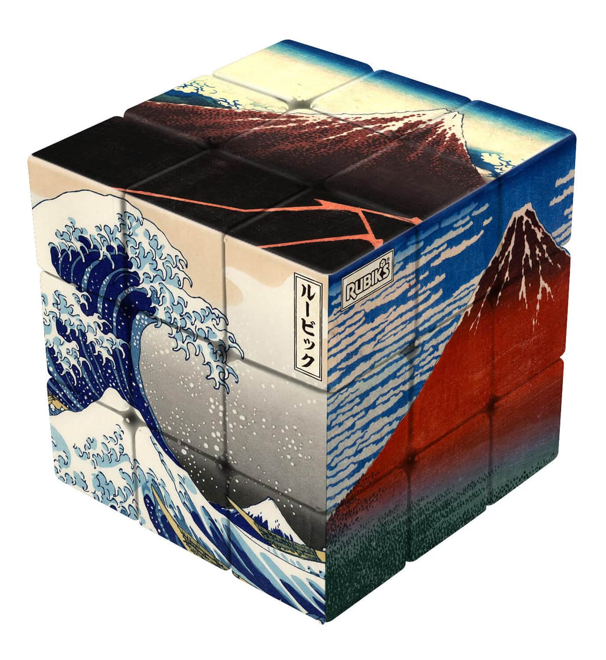 北斎や国芳の名画を6面にプリント