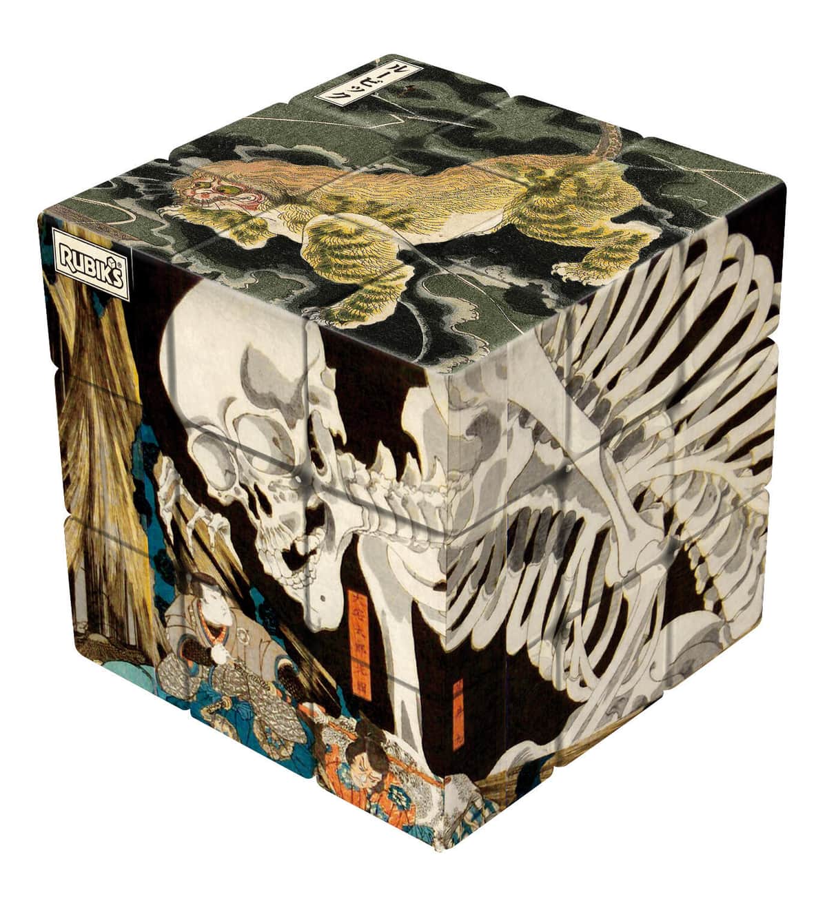 北斎や国芳の名画を6面にプリント