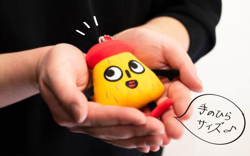 ポリンキーのブランドキャラが手のひらサイズのマスコットで登場
