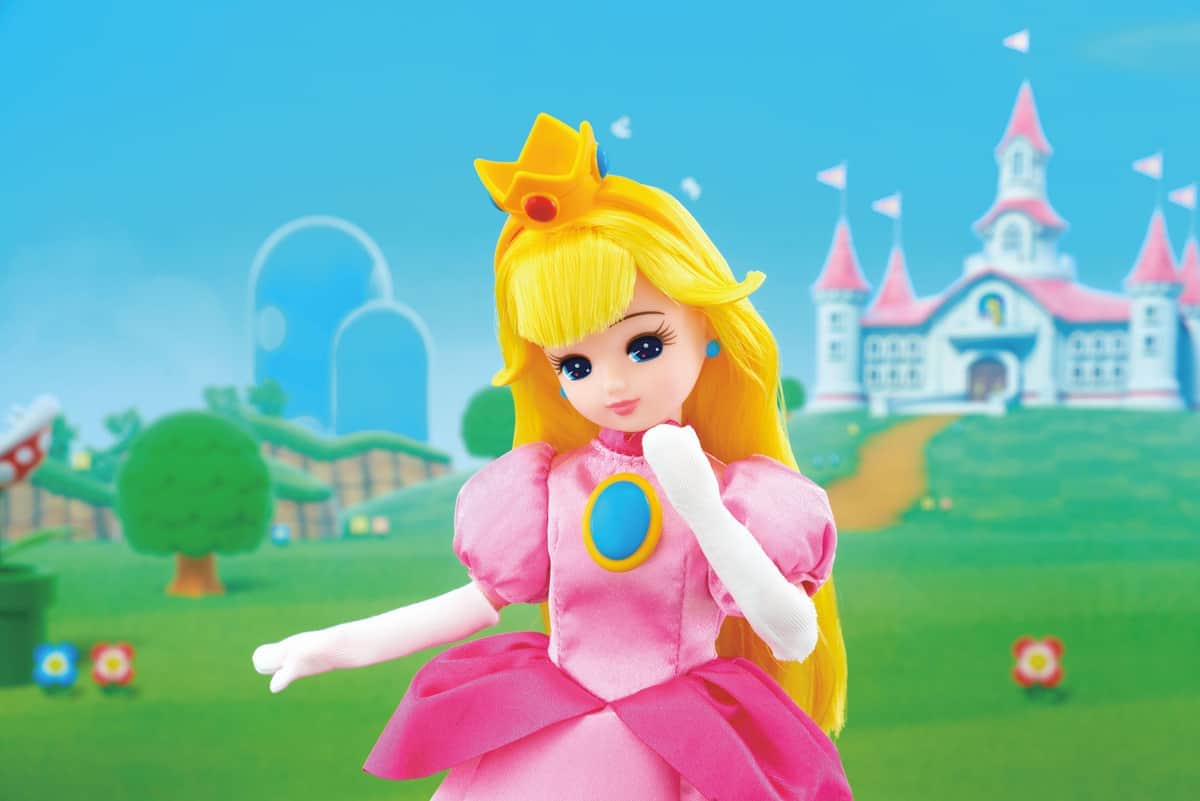「リカちゃん」と「スーパーマリオ」の世界観が融合
