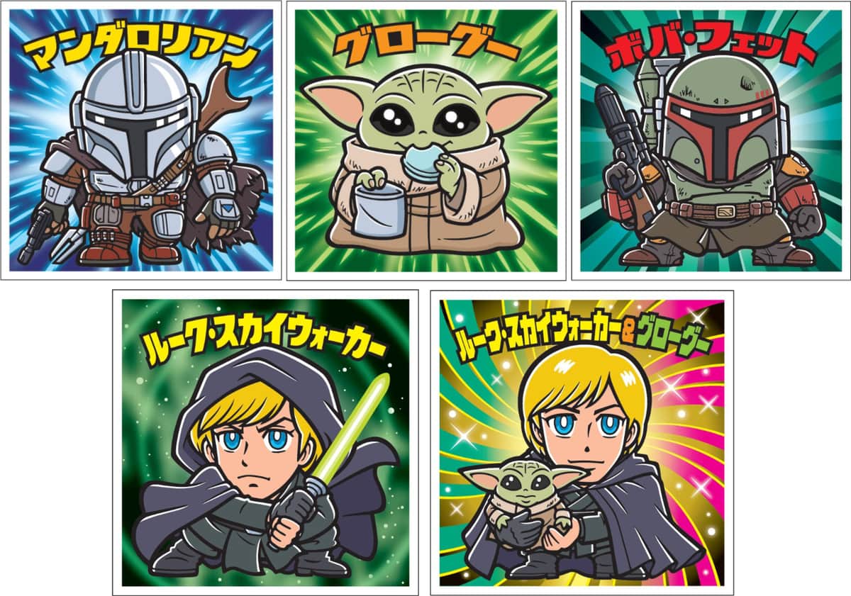 登場キャラはもちろん、おなじみのキャラもシールに
