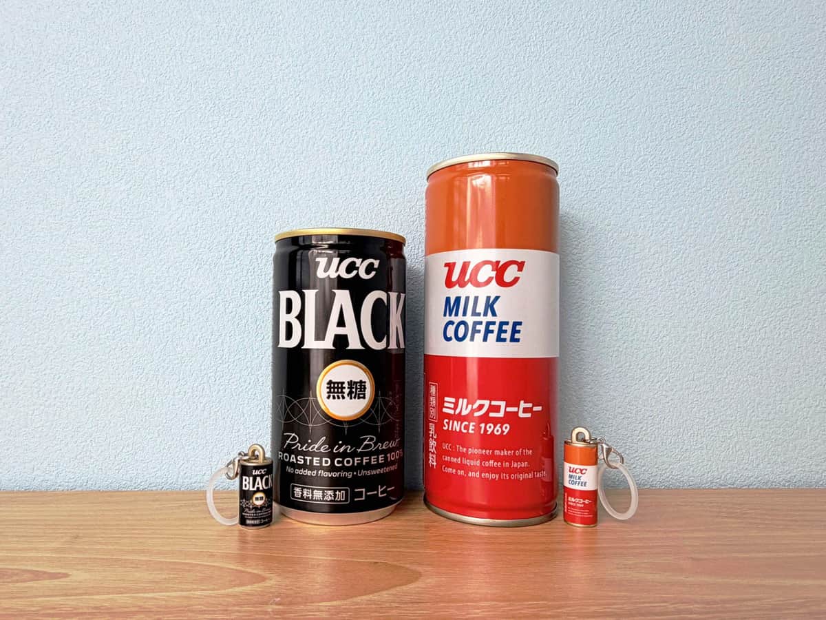 UCCの商品を手のひらサイズでリアルに再現