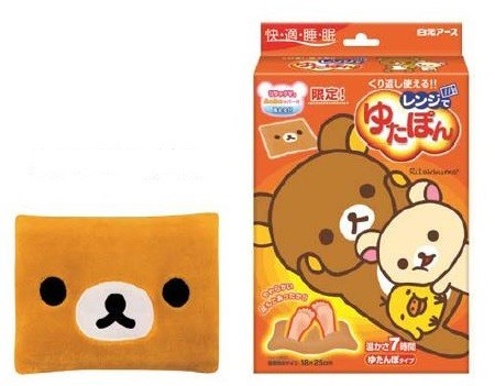 白元アース レンジでゆたぽん リラックマカバー付 くり返し使えてエコ J Cast トレンド