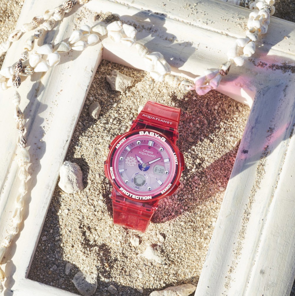 CASIO「BABY-G」 サンゴを守る「アクアプラネット」とコラボした新