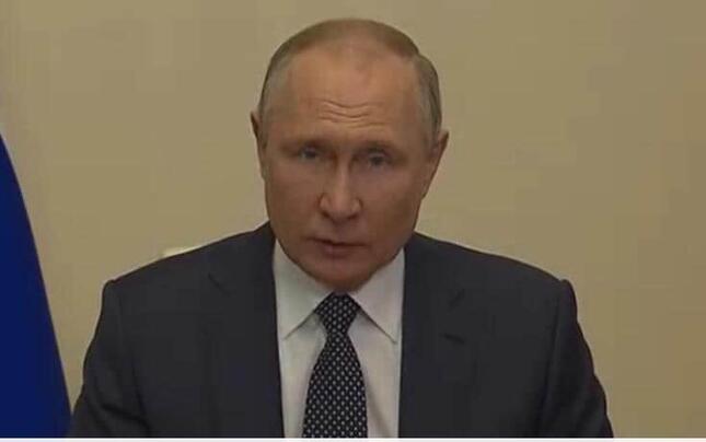 プーチン大統領の演説内容に注目が集まった（写真はロシア大統領府サイトより）